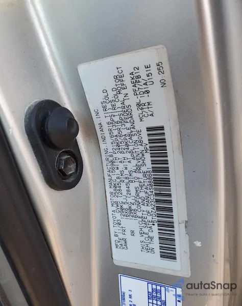 2004 Toyota Sienna Ce from USA, damaged, VIN 5TDZA23C34S088681